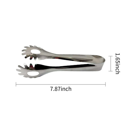 Stainless Steel Food Cooking Salad Serving BBQ Tongs Kitchen Utensils Pasta Tong 